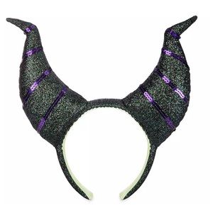 Disney Parks Sleeping Beauty Maleficent Horned Minnie Ear Headband